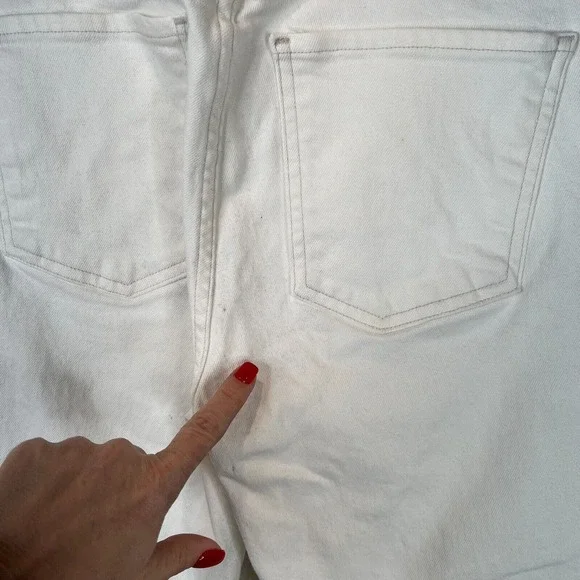 Citizen of Humanity Women's Olivia High Rise Slim Ankle Jeans White Size 25 - Picture 10 of 16